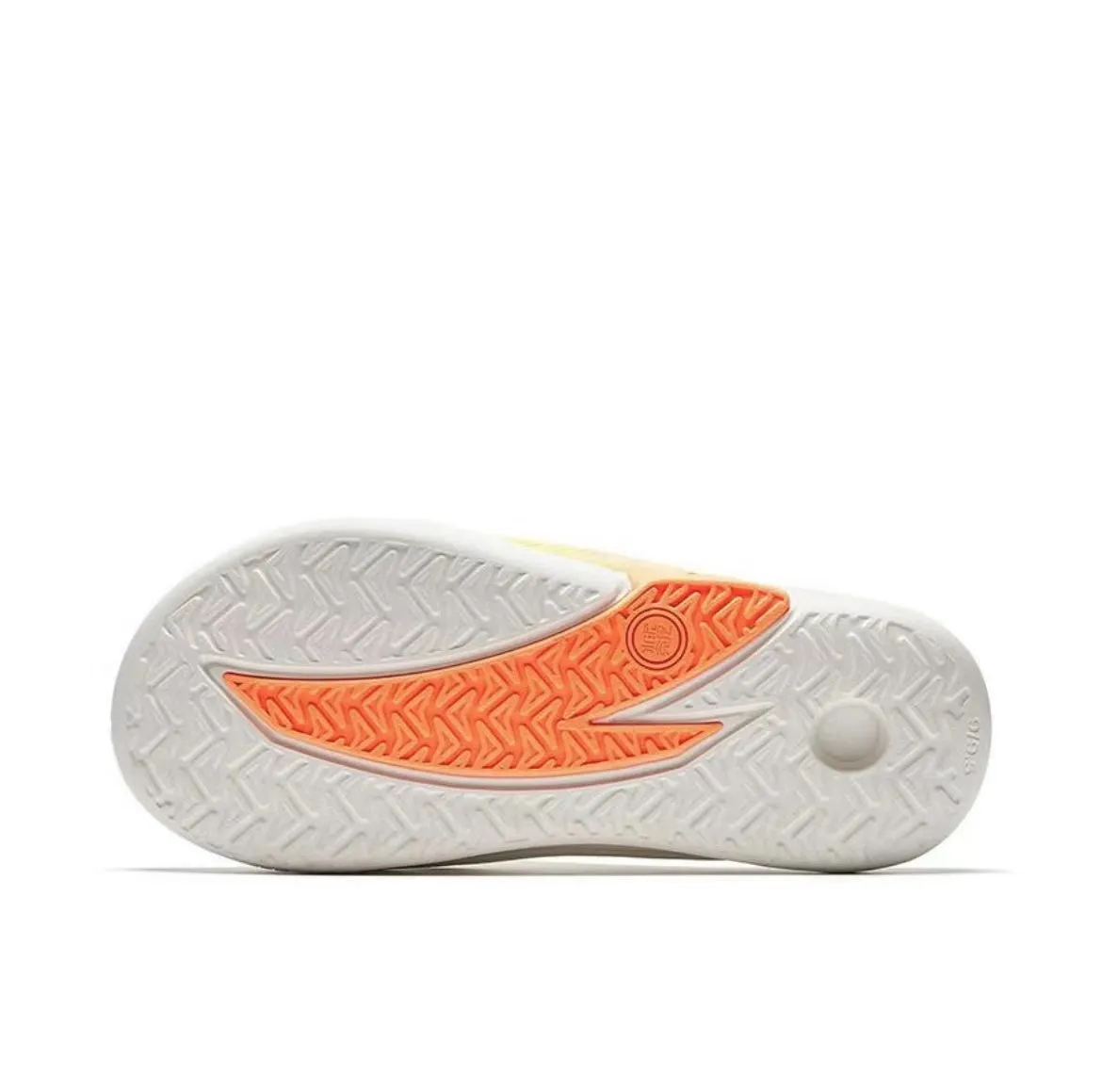 Anta Nitrogen Bubble Leisure Sports Recovery Slippers - White/Orange/Green