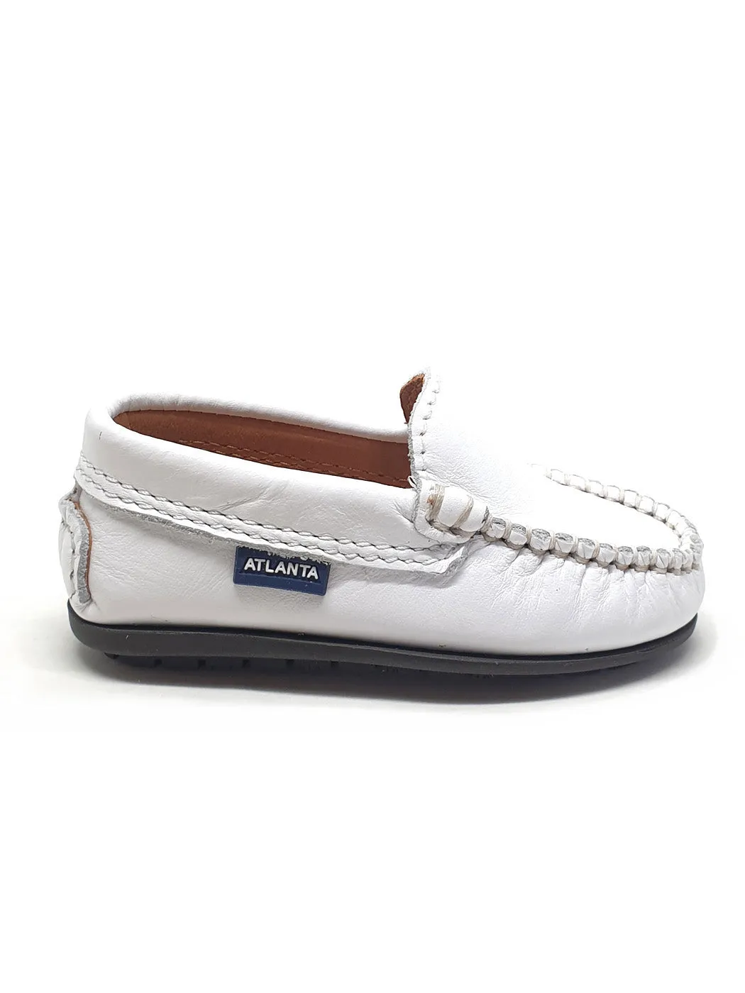 Atlanta Mocassin- Baby Shoes Moccasins white- 15G152