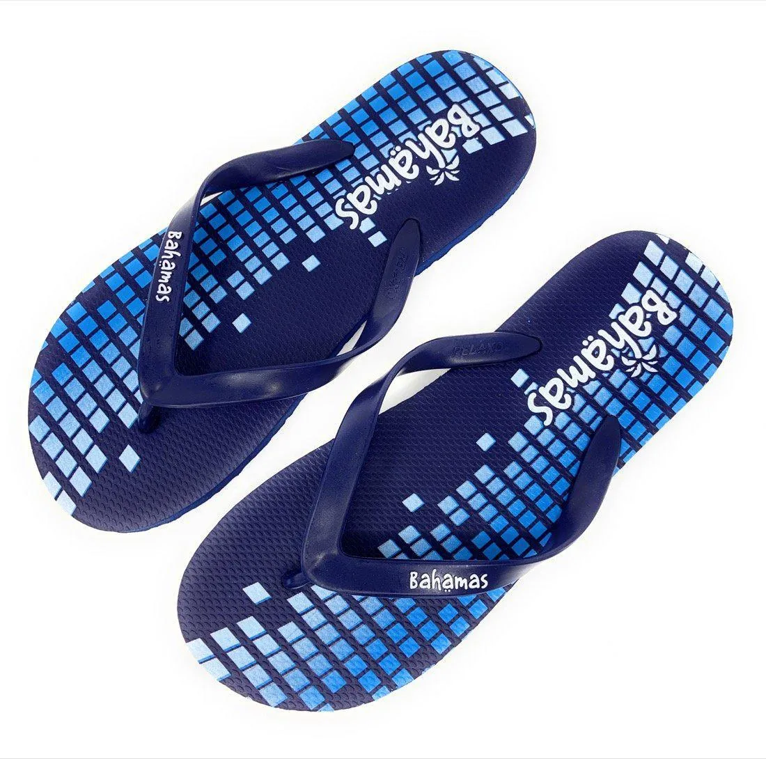 Bahamas Mens Flip Flops Premium Comfort Thong Soles Sandals Slippers Casual Beach