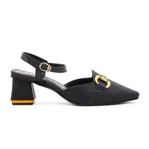 Black Back Open Slipper WN5291