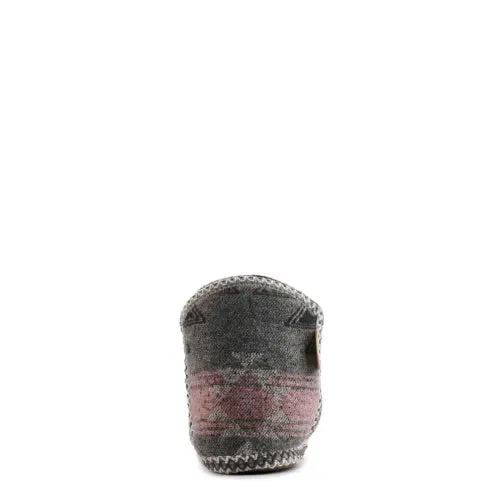 Blazin Roxx Women's Hallie Ankle Boot Slippers in Grey & Pink Aztec