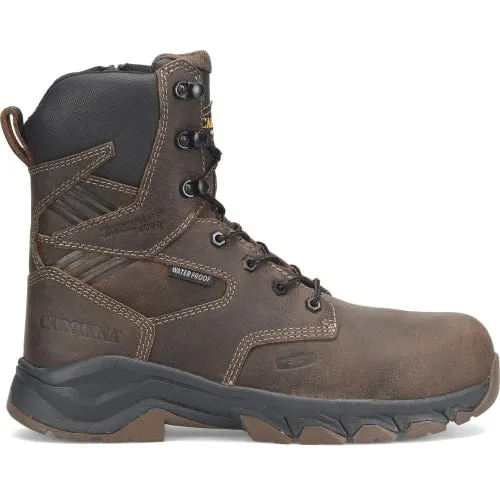 Carolina Men's Subframe 8" Comp Toe WP Insulated Work Boot -Brown- CA5555