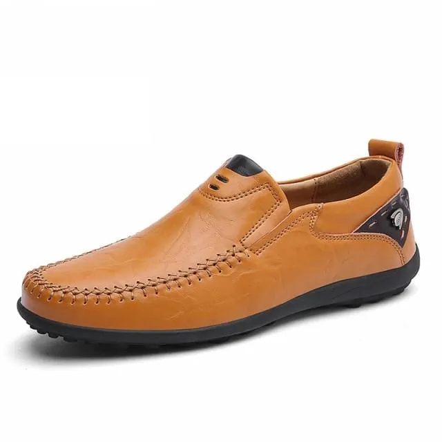 Casual Loafers Men Moccasins Leather Shoes