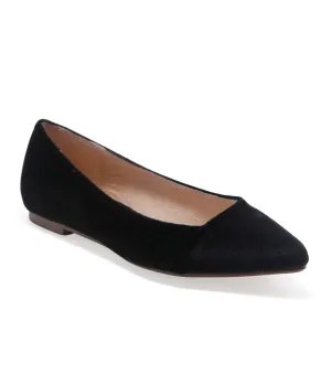 Chelsea Crew Black Velvet Pammy Flats