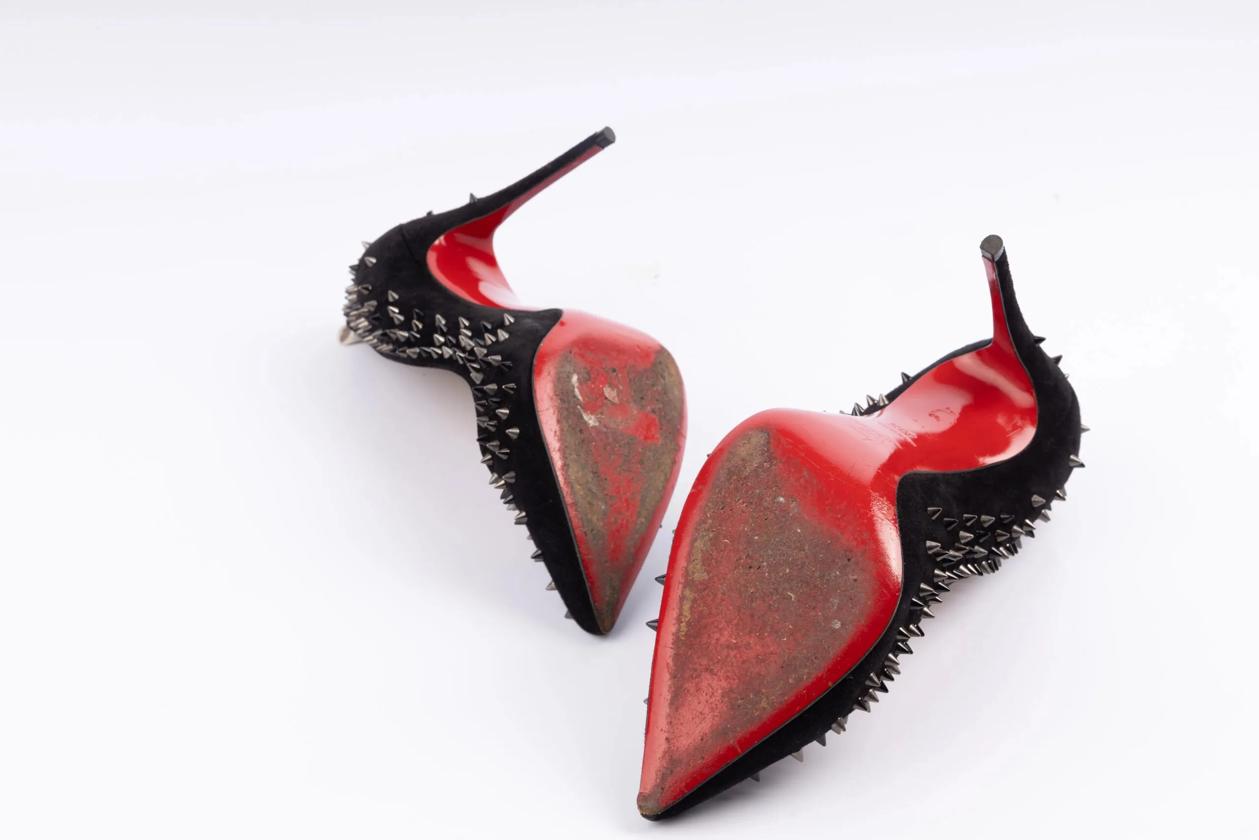 Christian Louboutin Studded Escarpic Pointed Toe Pumps