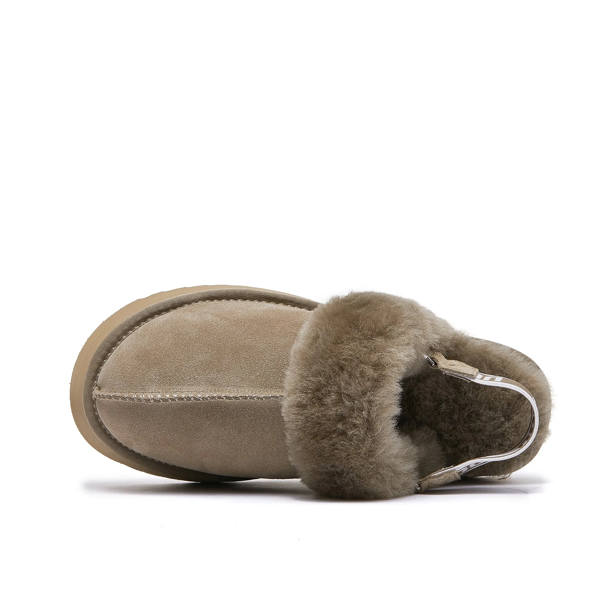 Classic Lady's Scuff - Platform Sole Premium Australian Sheepskin UGG Slippers