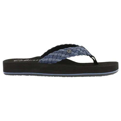 Cobian Women's Braided Bounce Flip Flops - Indigo BRB10-460