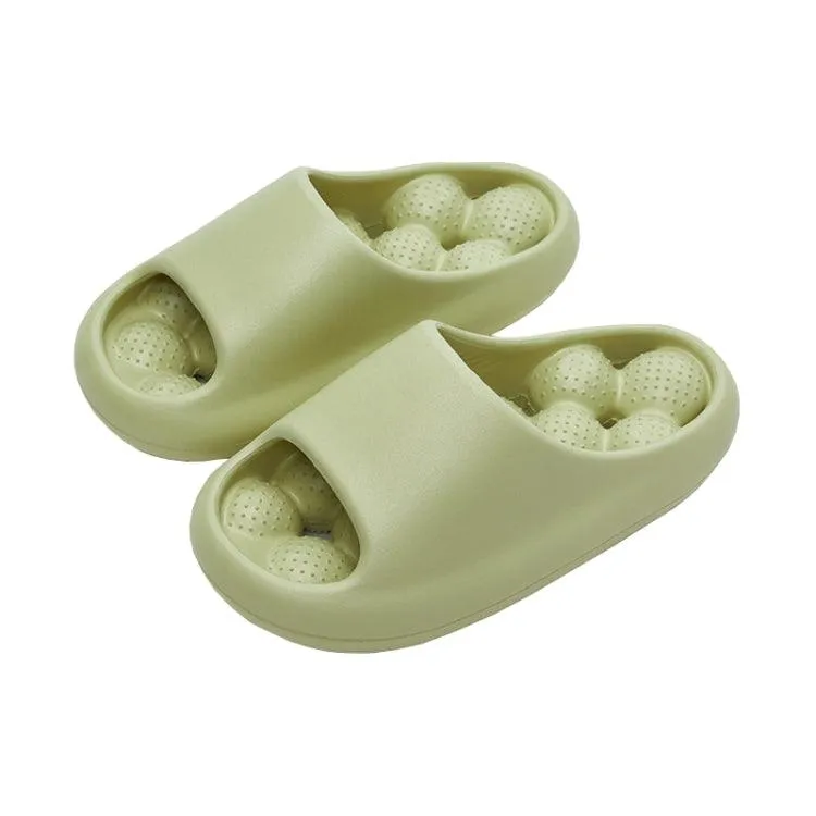 Comfortable Non-Slip Summer Massage Shower Slippers with Thick Sole for Home Use