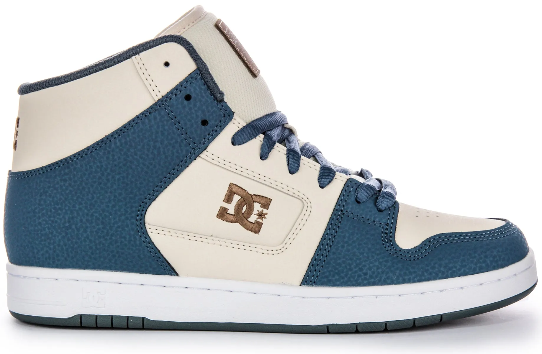 Dc Shoes Manteca 4 Hi In Blue Beige For Men