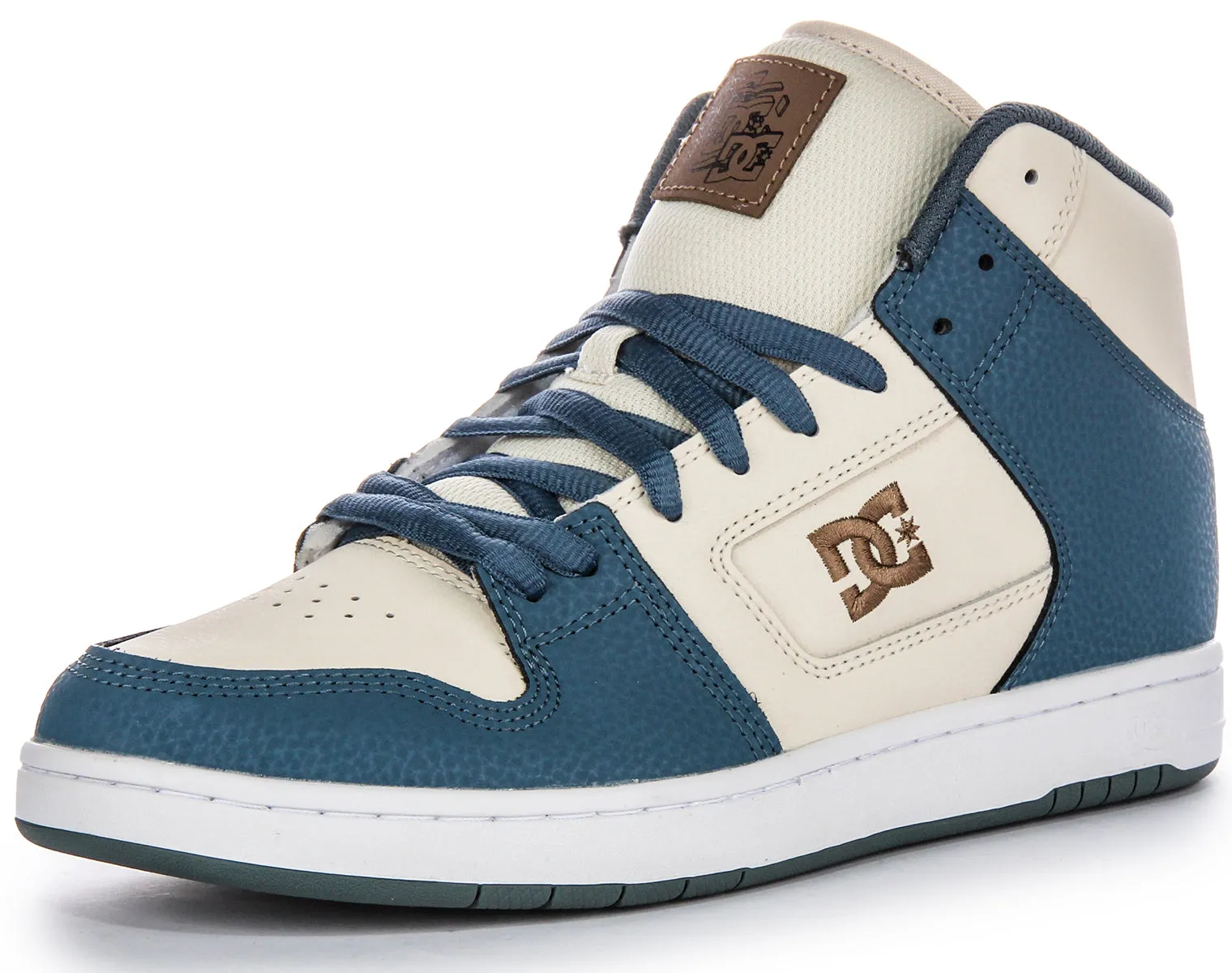 Dc Shoes Manteca 4 Hi In Blue Beige For Men