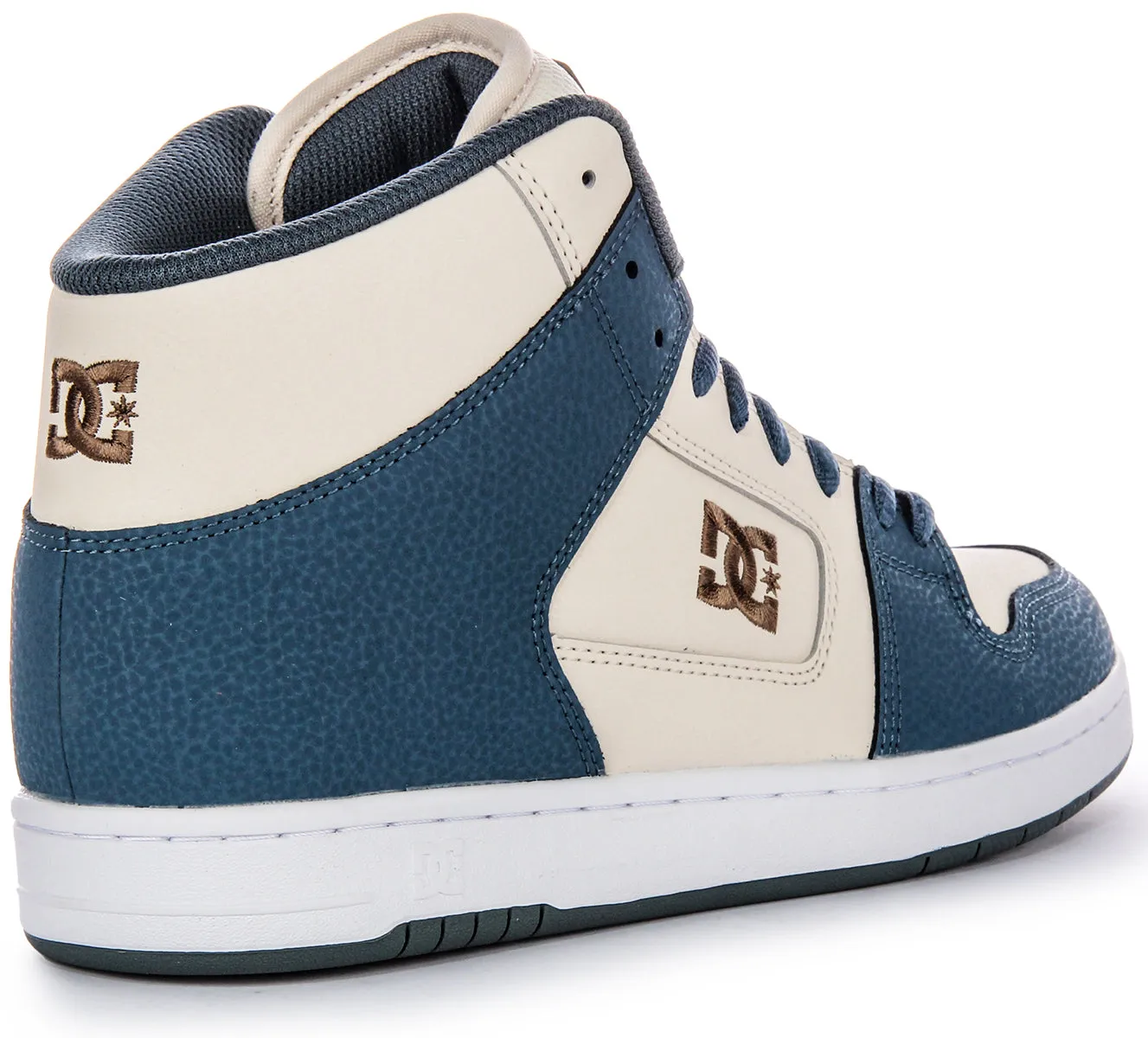 Dc Shoes Manteca 4 Hi In Blue Beige For Men