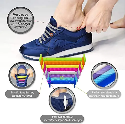 DIAGONAL ONE | No Tie Shoelaces for Kids and Adults