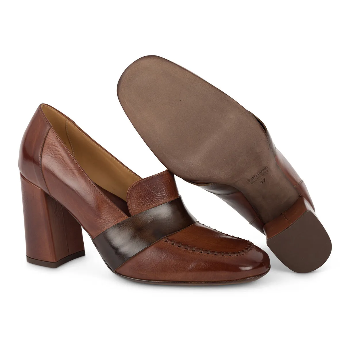 DUNIA 80004<br>Burnt brown pumps