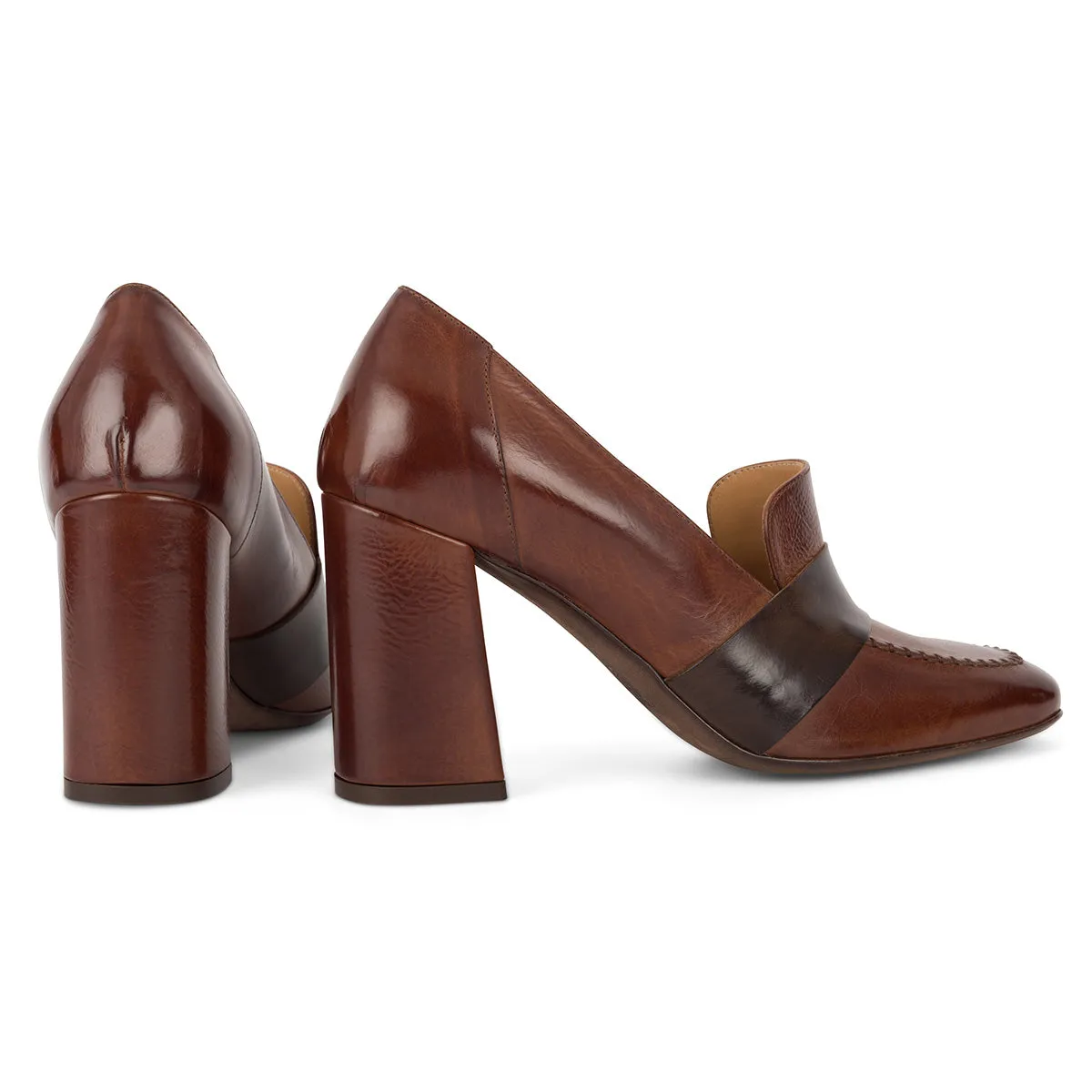 DUNIA 80004<br>Burnt brown pumps