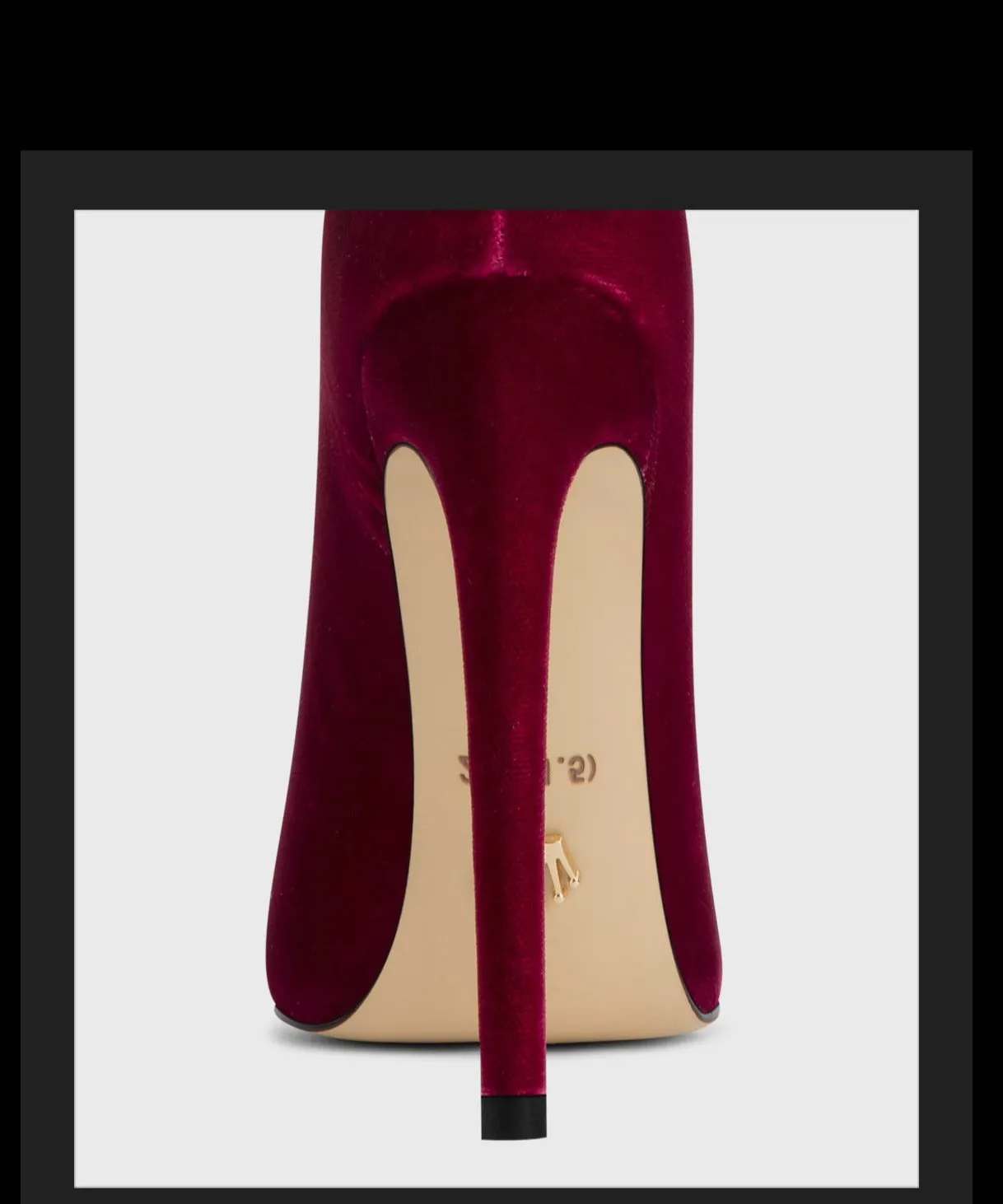 Fabfei suede 10cm stiletto burgundy pointed toe sexy pumps - Kara