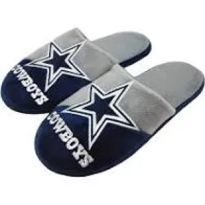 FOCO Men's NFL Dallas Cowboys Big Logo Slipper