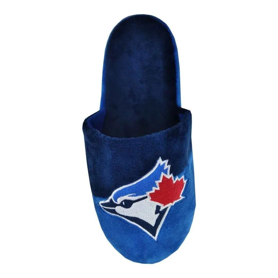 FOCO Youth MLB Toronto Blue Jays Big Logo Slipper