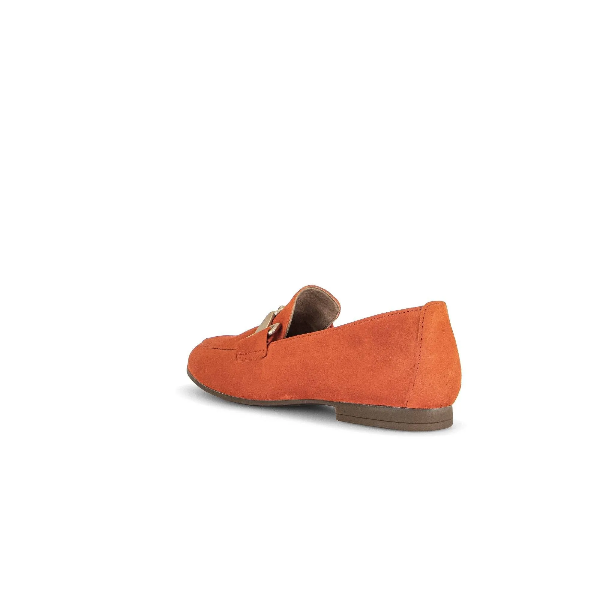 Gabor 45.211.13 Jangle Ladies Orange Suede Slip On Shoes