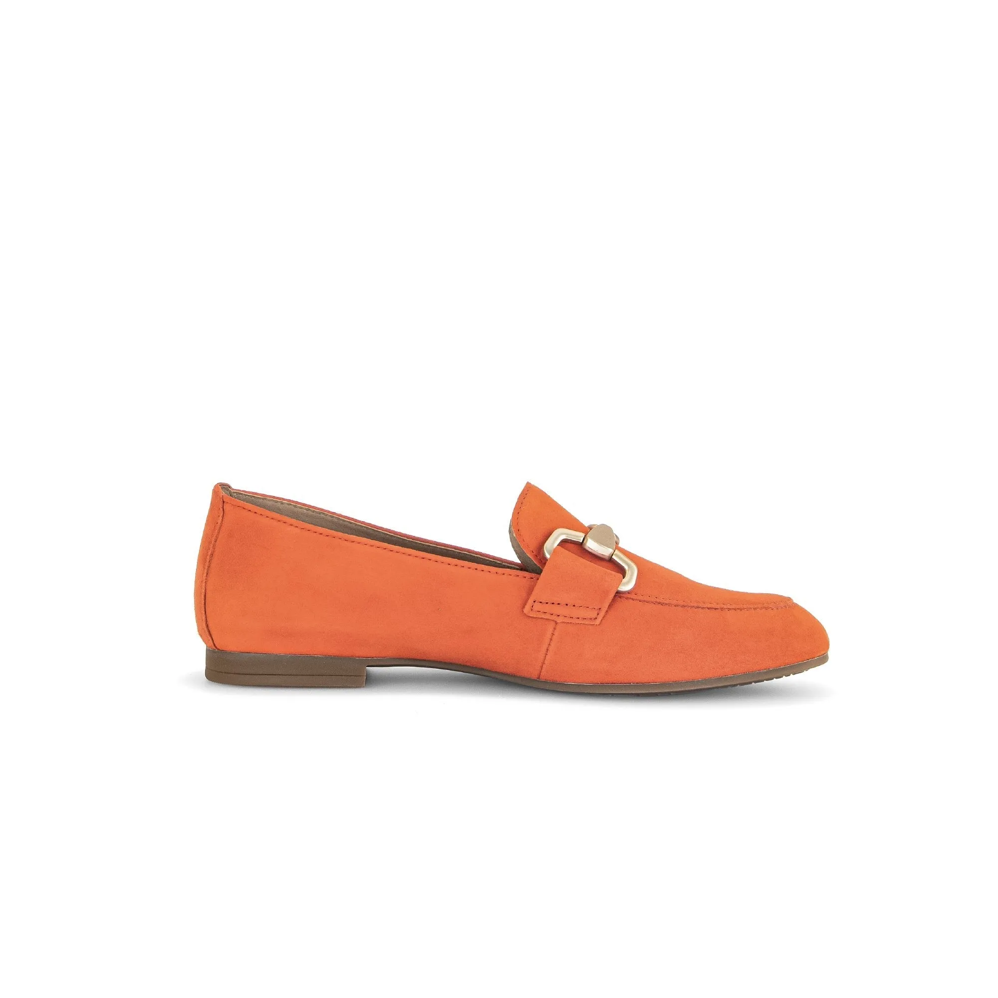 Gabor 45.211.13 Jangle Ladies Orange Suede Slip On Shoes