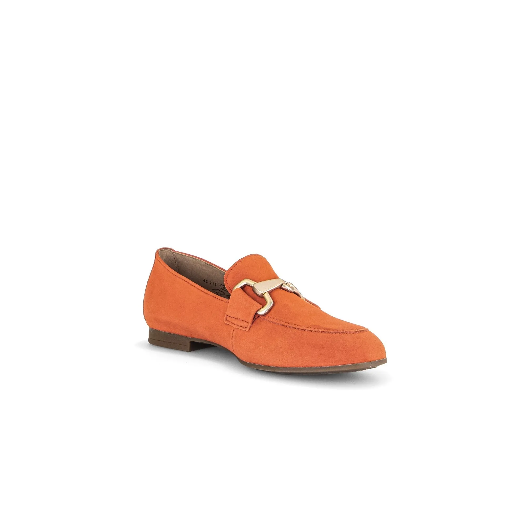 Gabor 45.211.13 Jangle Ladies Orange Suede Slip On Shoes