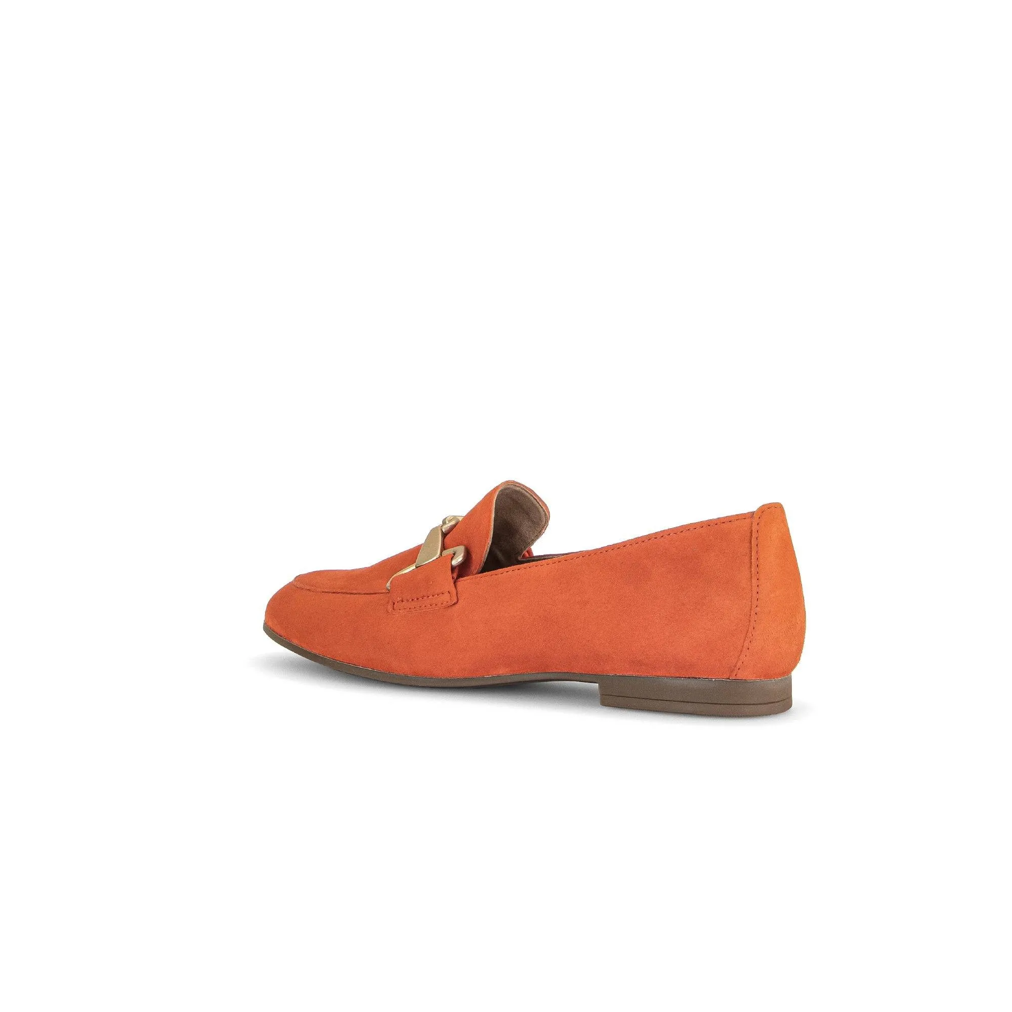 Gabor 45.211.13 Jangle Ladies Orange Suede Slip On Shoes