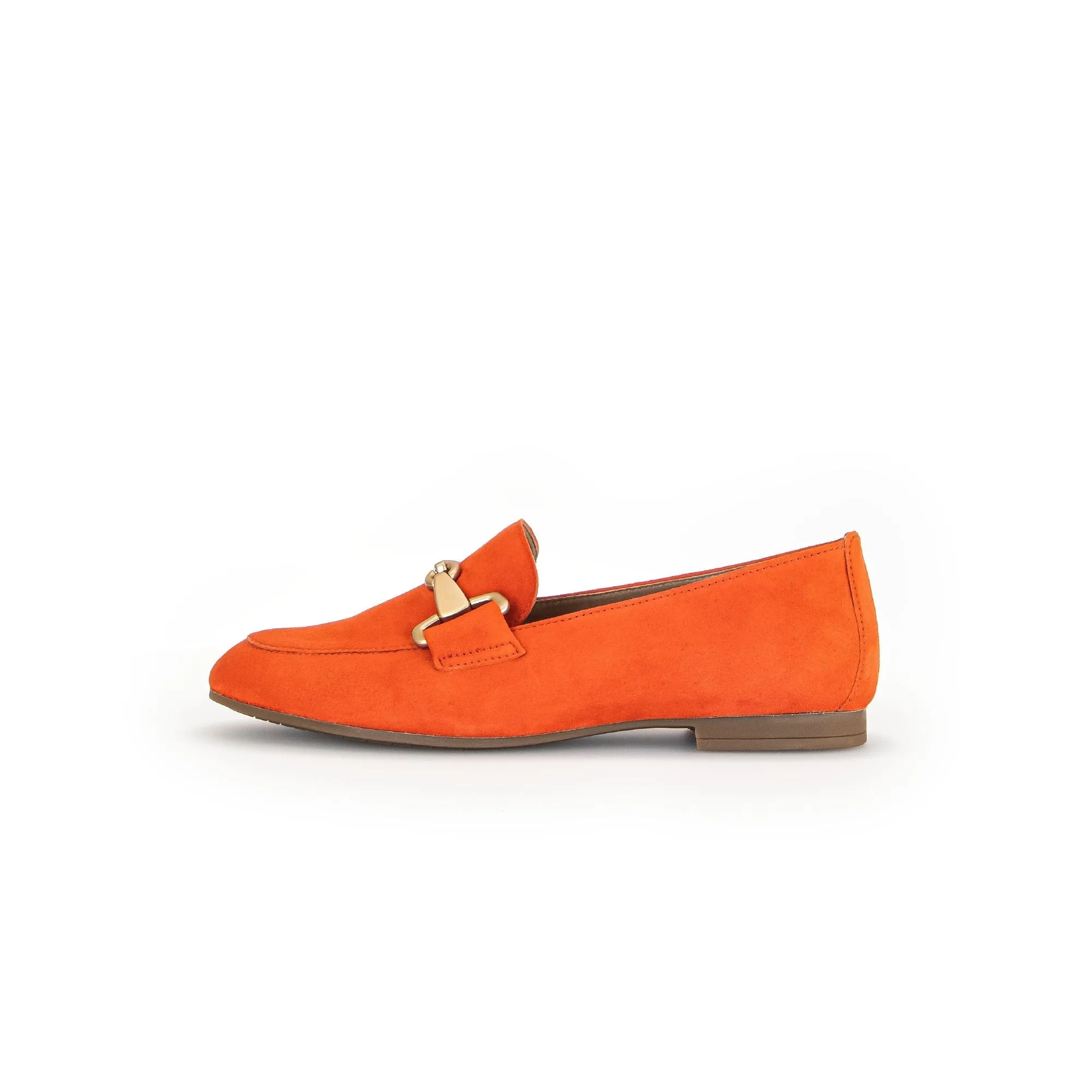 Gabor 45.211.13 Jangle Ladies Orange Suede Slip On Shoes