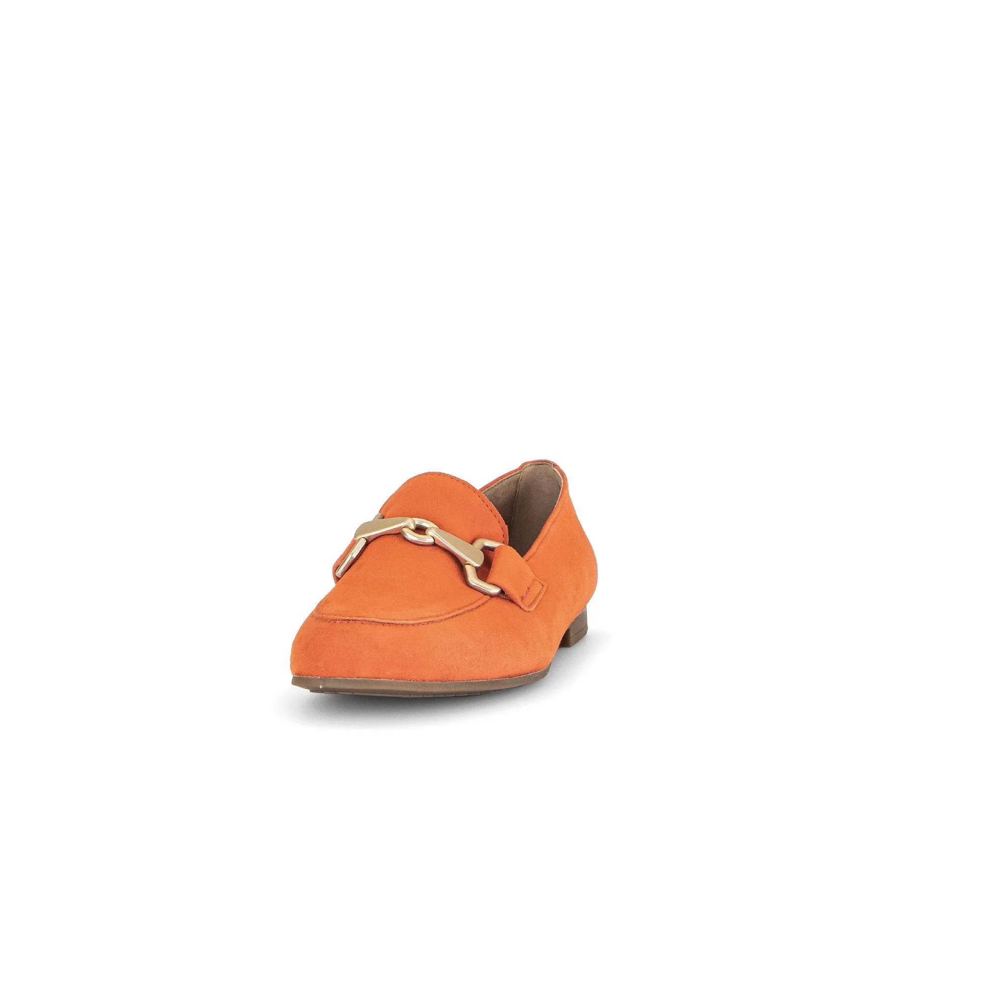 Gabor 45.211.13 Jangle Ladies Orange Suede Slip On Shoes