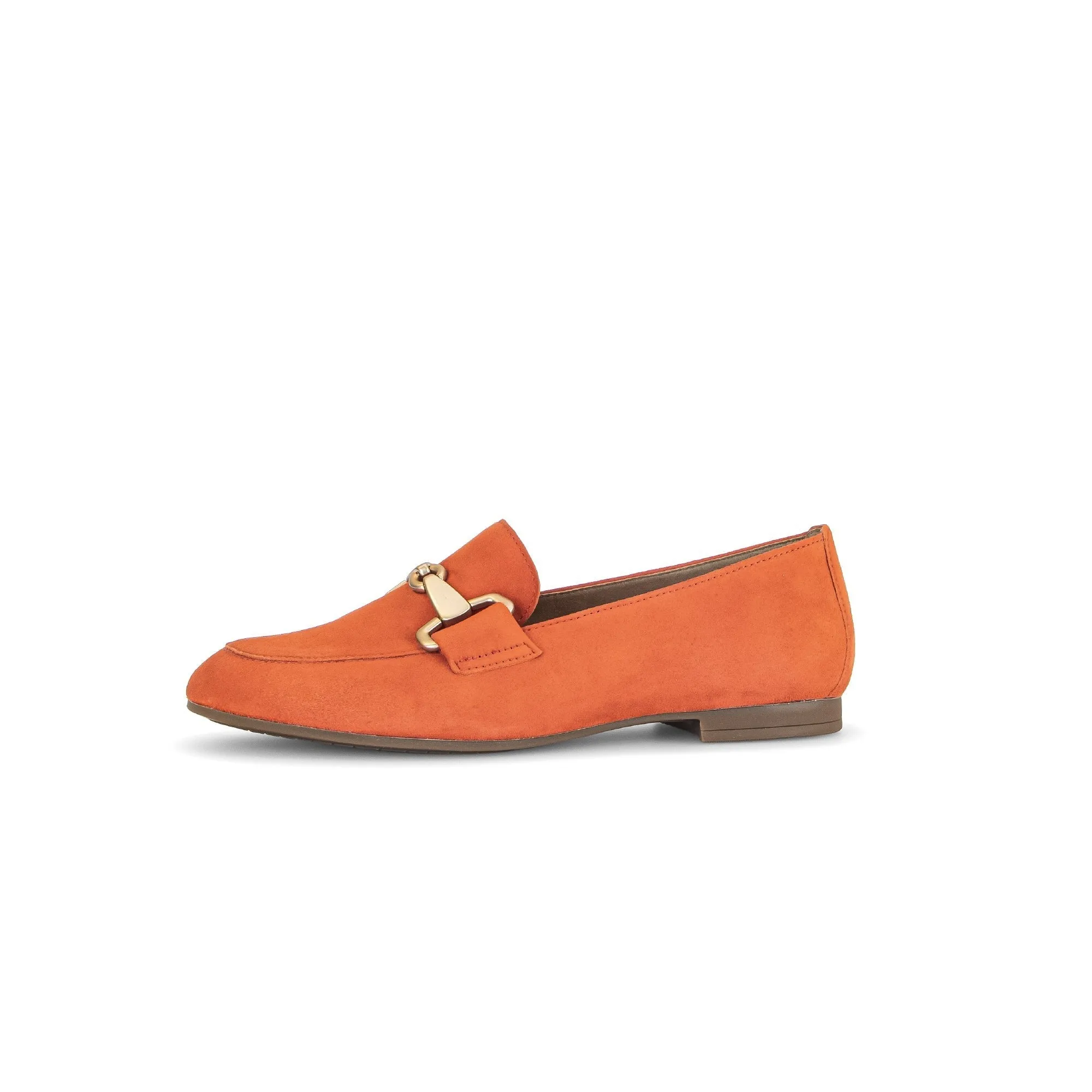 Gabor 45.211.13 Jangle Ladies Orange Suede Slip On Shoes