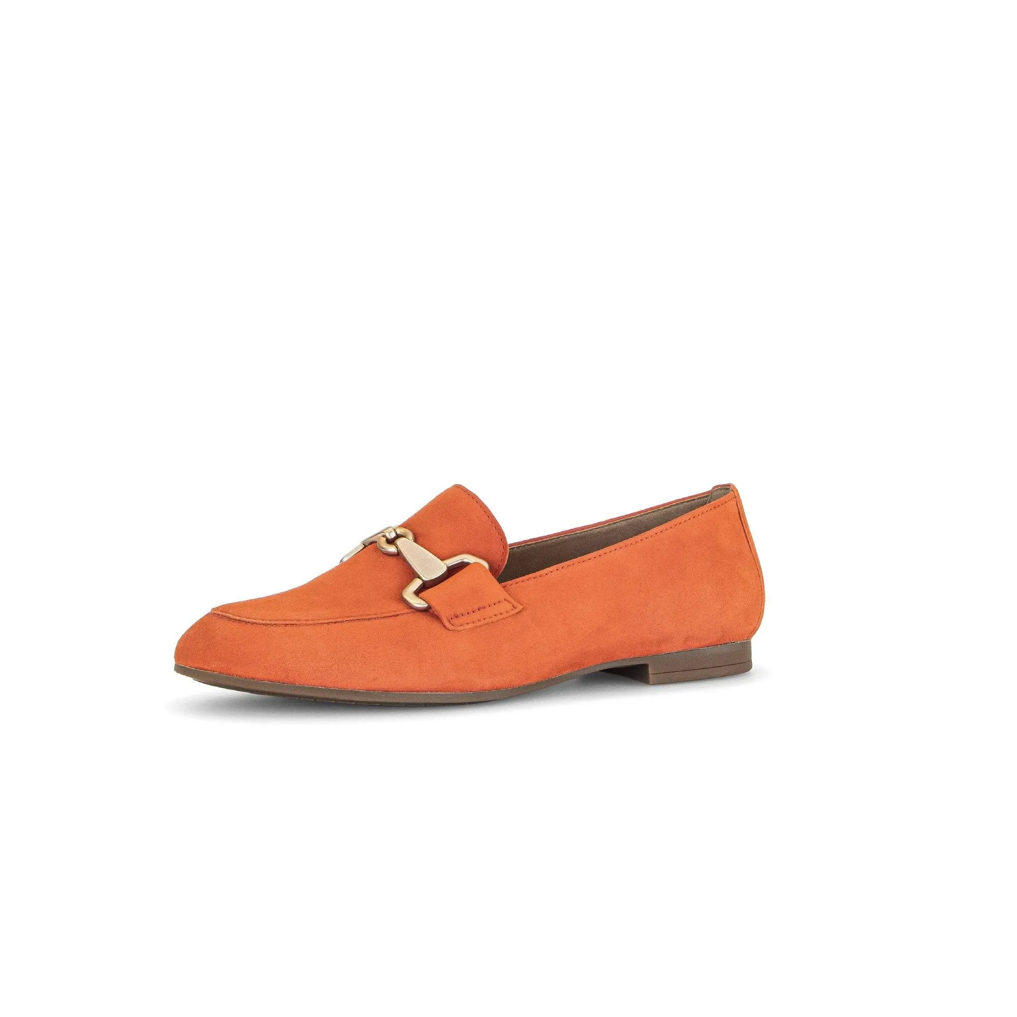 Gabor 45.211.13 Jangle Ladies Orange Suede Slip On Shoes