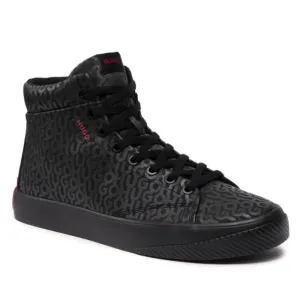 HUGO BOSS Dyer High-Top Mono Trainers Men 50474290-BLKBLK