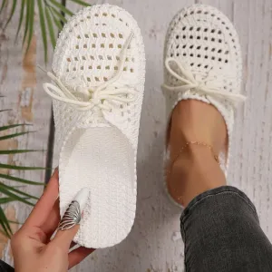 Lace-Up Casual Flat Sandals