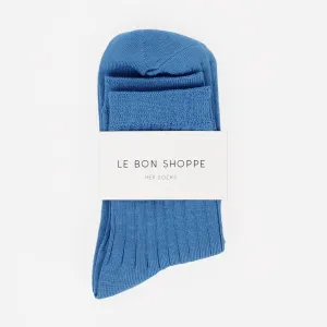 Le Bon Shoppe Her Socks Electric Blue