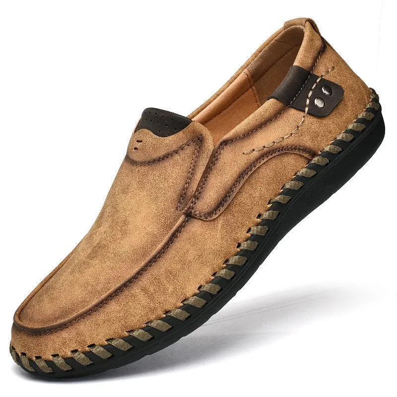 Men Leather Breathable Moccasins Loafers