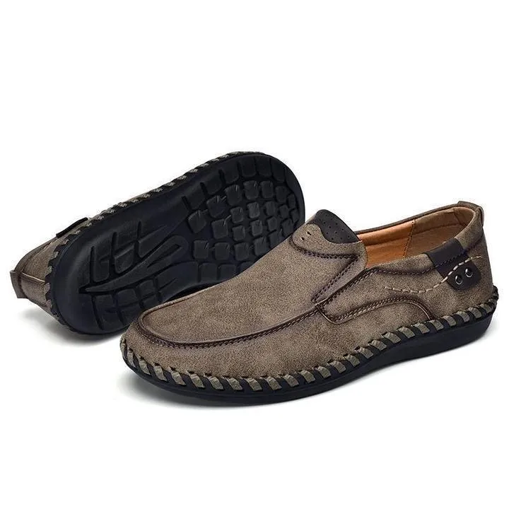 Men Leather Breathable Moccasins Loafers