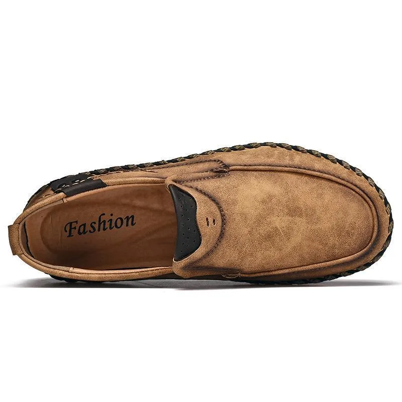 Men Leather Breathable Moccasins Loafers