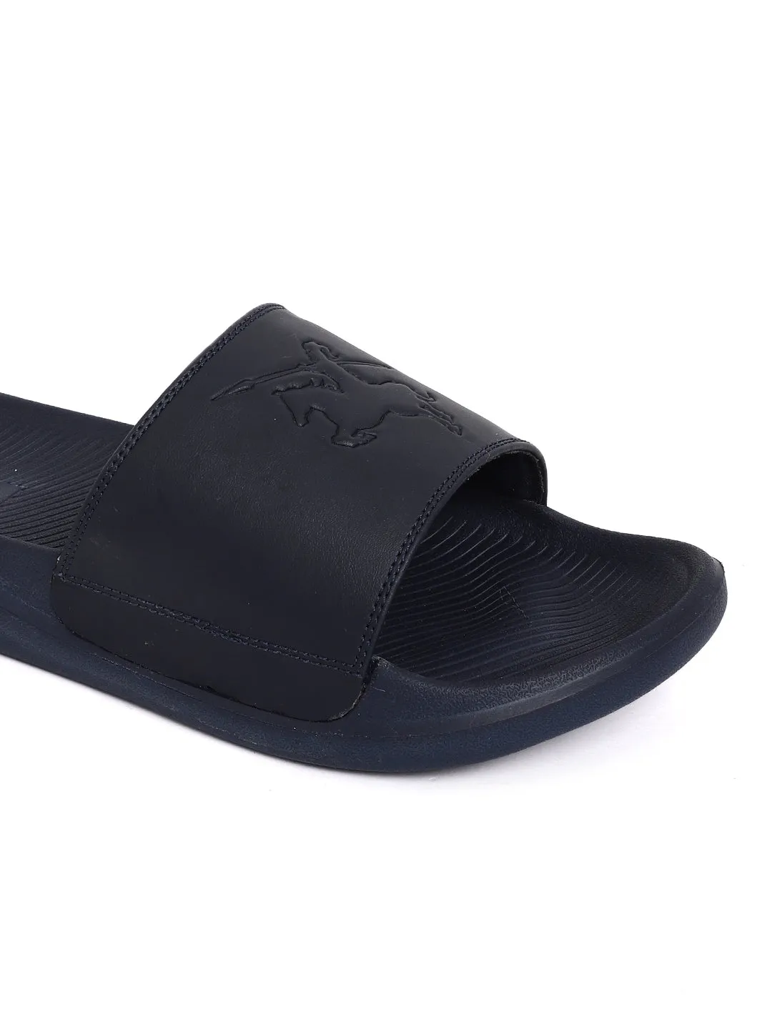 Men Navy Slider