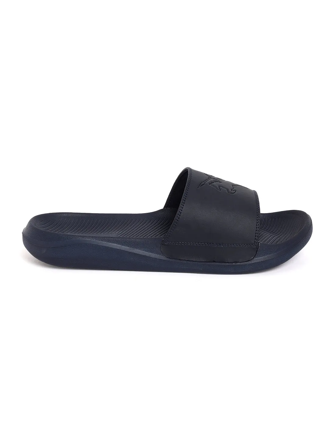 Men Navy Slider