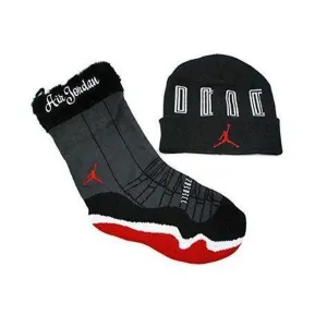 Mens Nike Air Jordan Stocking and Hat set