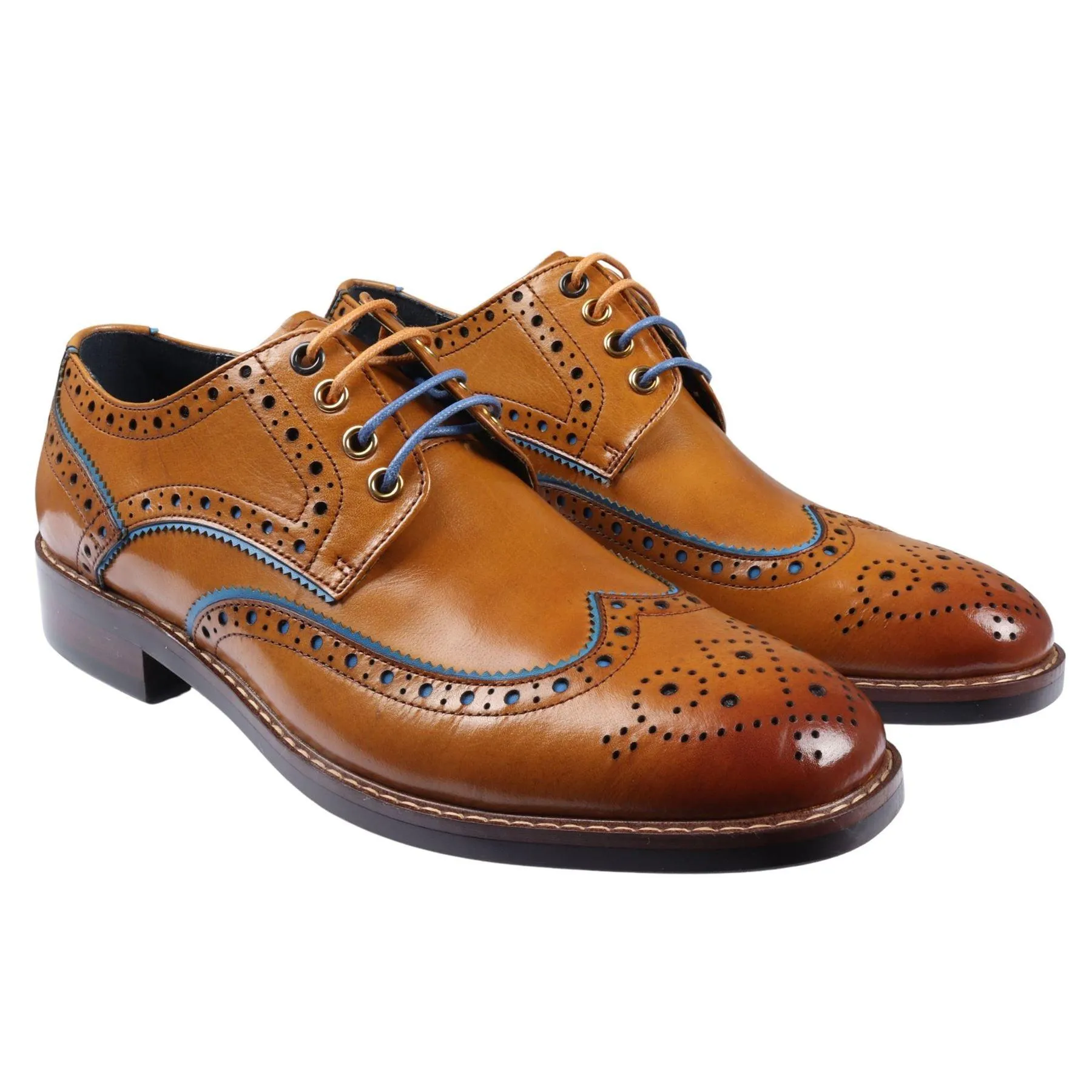 Men's Shoes Leather Brogue Lace Up Formal Dress Shoe