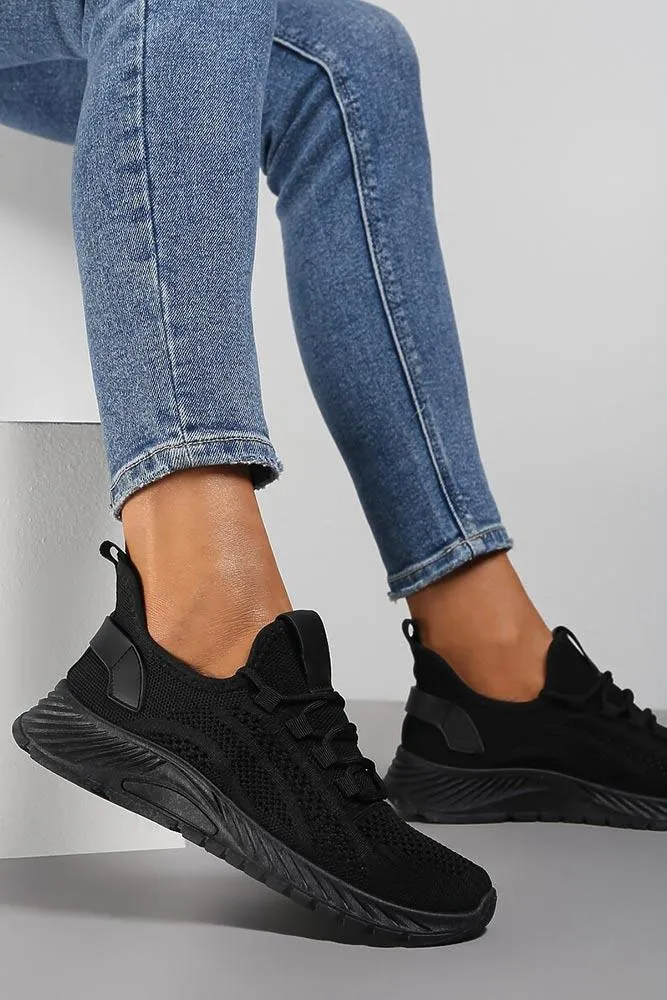 Mesh Chunky Sports Lace Up Trainers