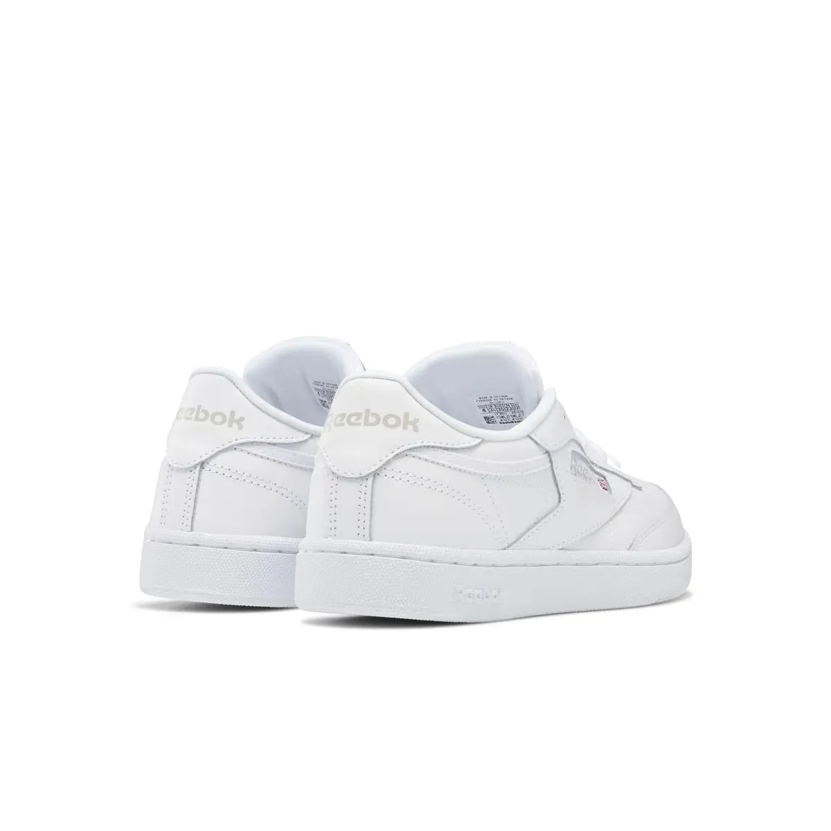 REEBOK White Leather Club C JR's Shoes