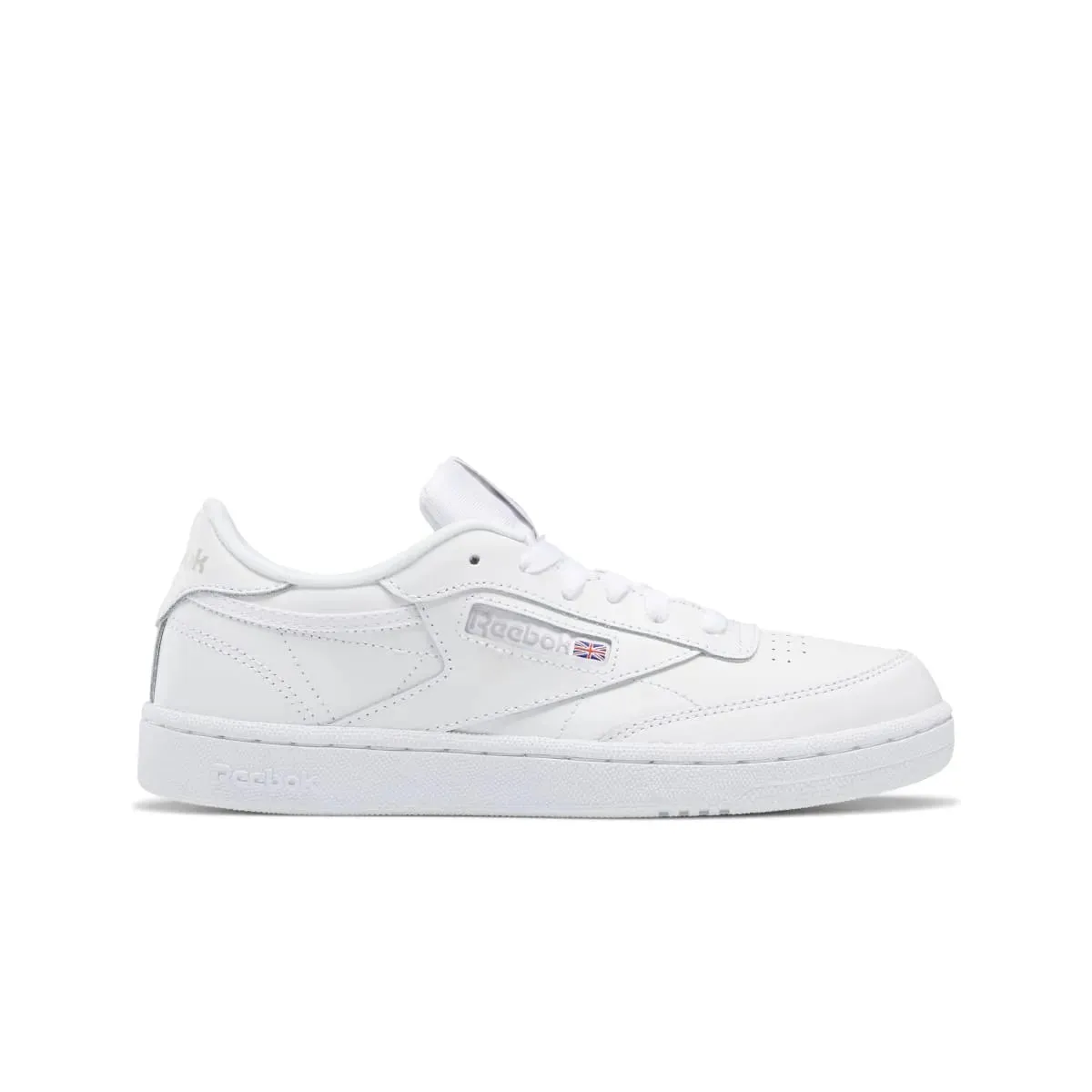 REEBOK White Leather Club C JR's Shoes