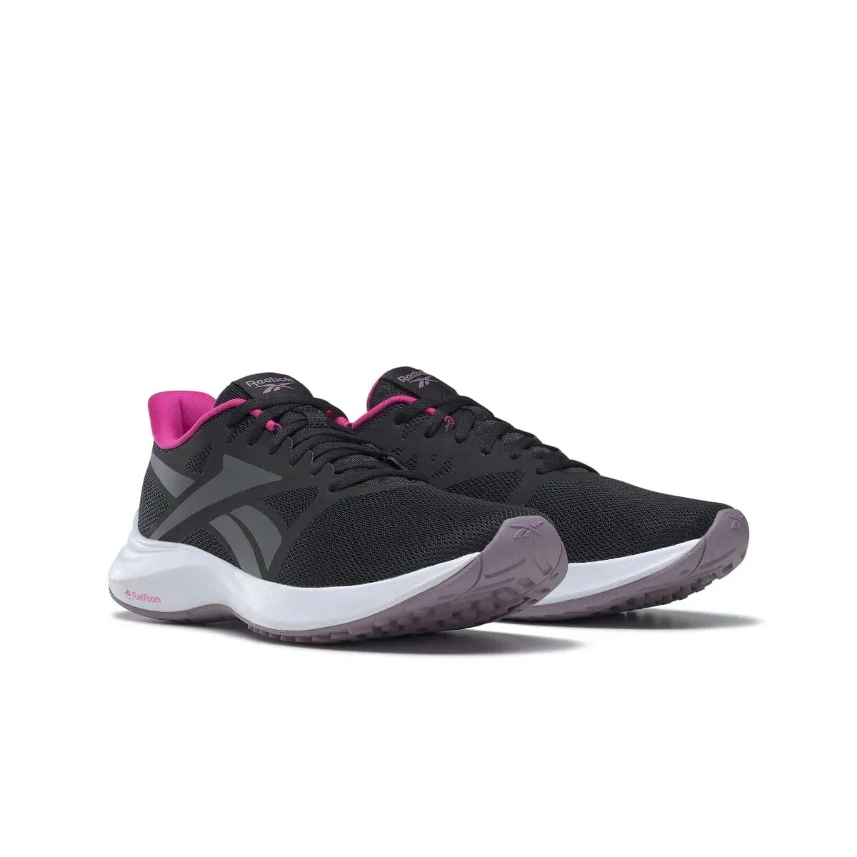 REEBOK Women's Mesh Running Shoes - Black/Grey/Lilac