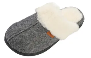 Roxoni Women's Winter House Fuzzy Fluffy Furry Cozy Clog Slipper