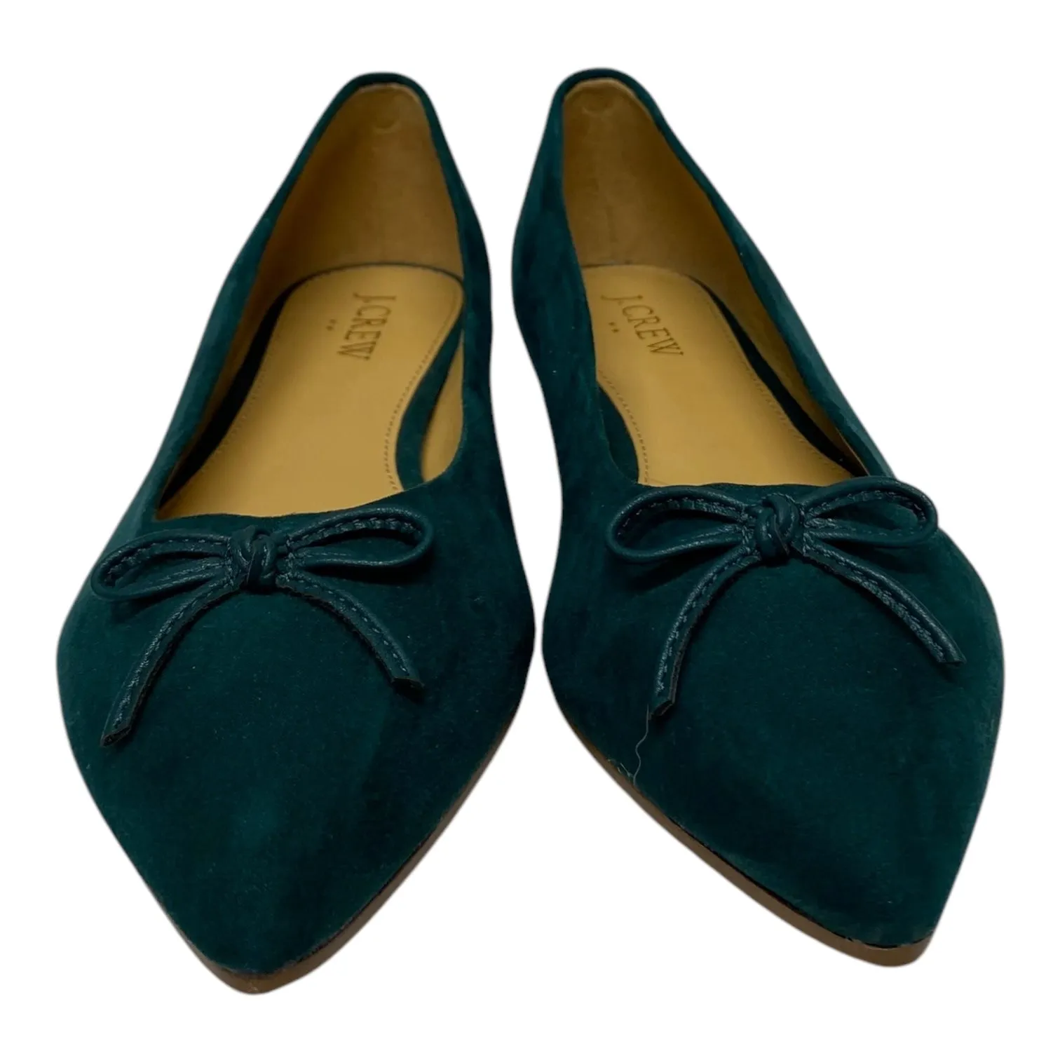 Shoes Flats By J. Crew In Green, Size:7.5