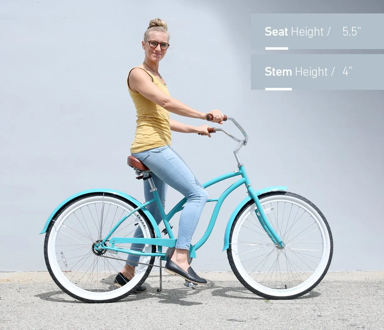 sixthreezero Scholar Woman 3 Speed 26" Beach Cruiser Bike