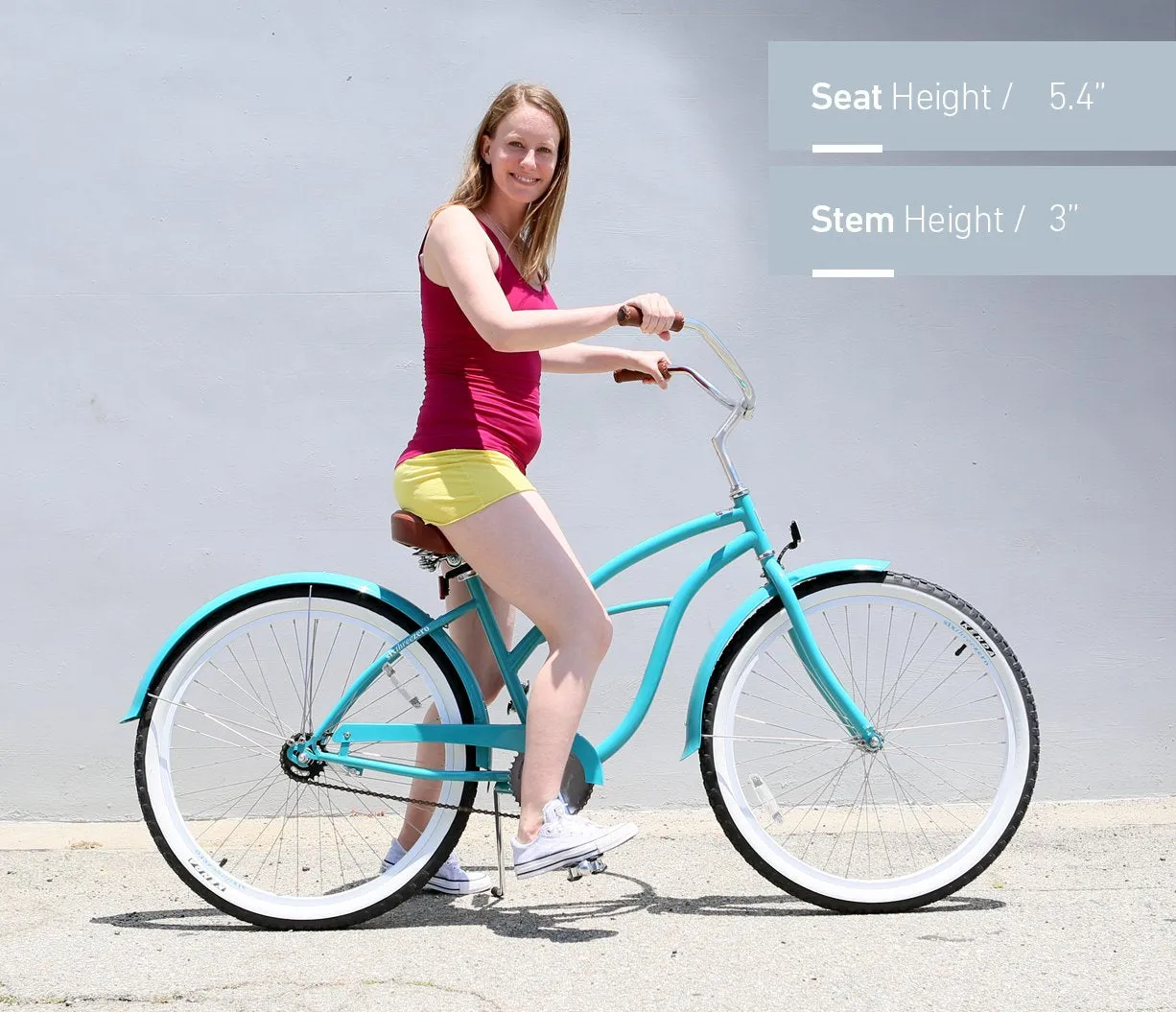 sixthreezero Scholar Woman 3 Speed 26" Beach Cruiser Bike