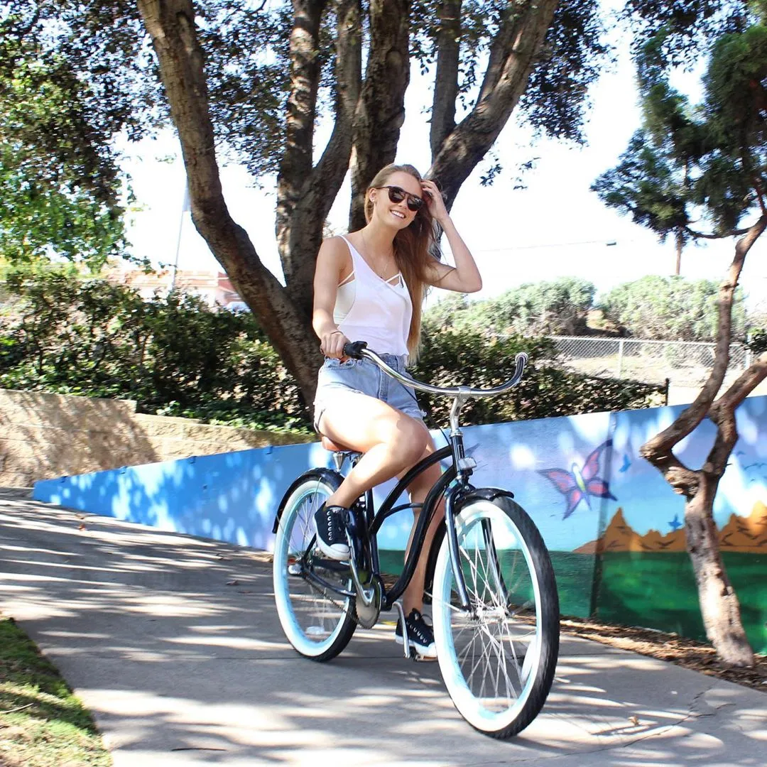 sixthreezero Teal Single Speed Women's Beach Cruiser Bike