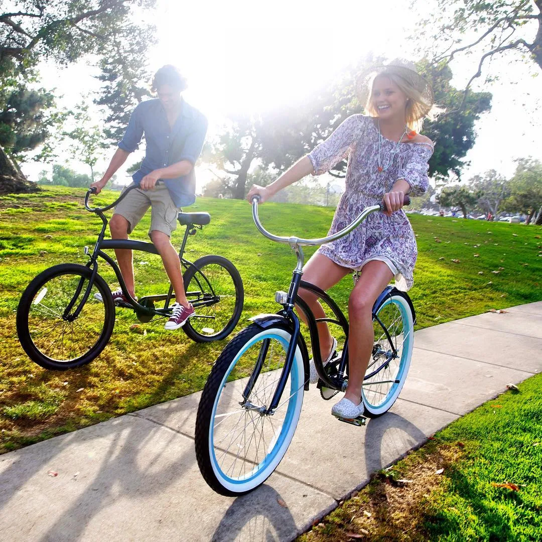 sixthreezero Teal Single Speed Women's Beach Cruiser Bike