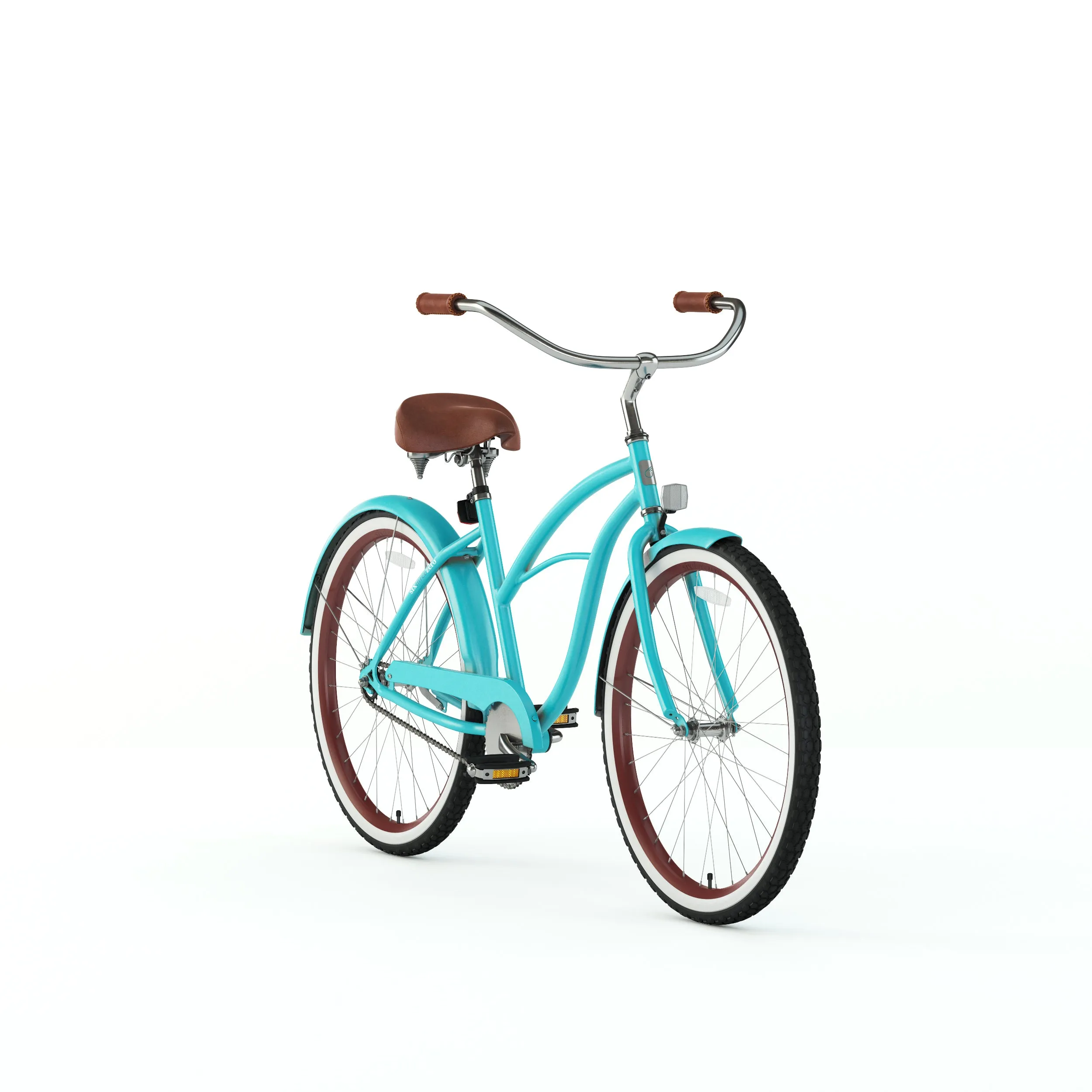 sixthreezero Teal Single Speed Women's Beach Cruiser Bike